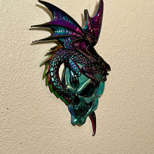 Load image into Gallery viewer, Color-shifting Dragon with a Skull
