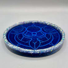 Load image into Gallery viewer, Triple Moon Goddess Fluorescent Trinket Tray

