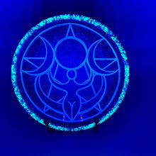 Lade das Bild in den Galerie-Viewer, Triple Moon Goddess Fluorescent Trinket Tray
