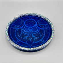 Load image into Gallery viewer, Triple Moon Goddess Fluorescent Trinket Tray
