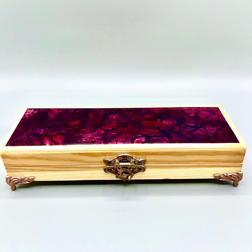 Custom Handmade Wood Box - two options/colors